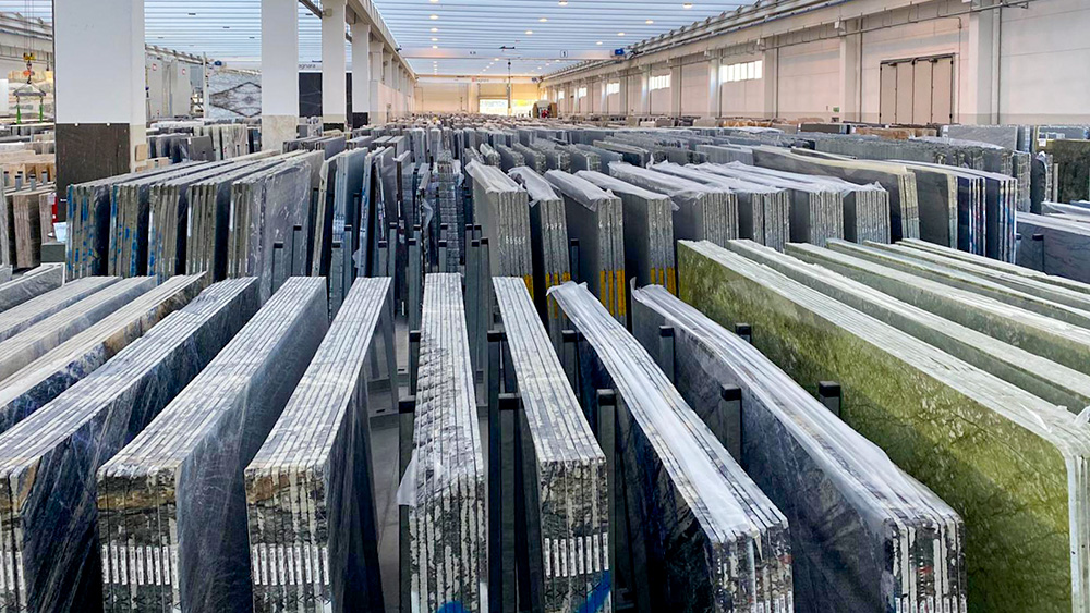 DDL Lagerverwaltung für Naturstein auf Tablet